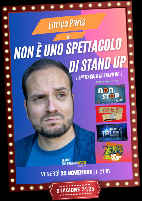 Poster Non è uno spettacolo di stand up